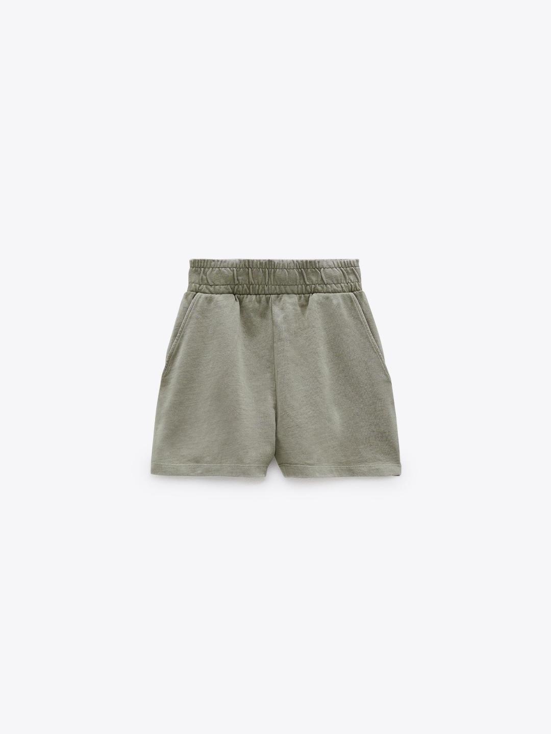 

ZARA Women Green Shorts