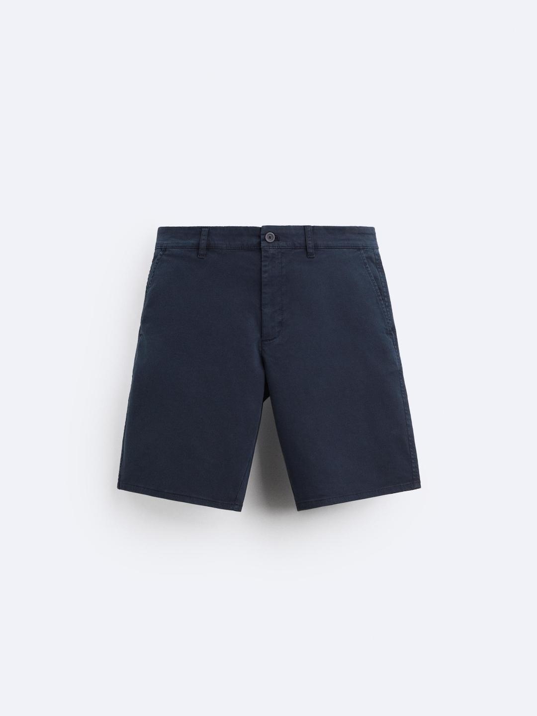 

ZARA Men Navy Blue Shorts