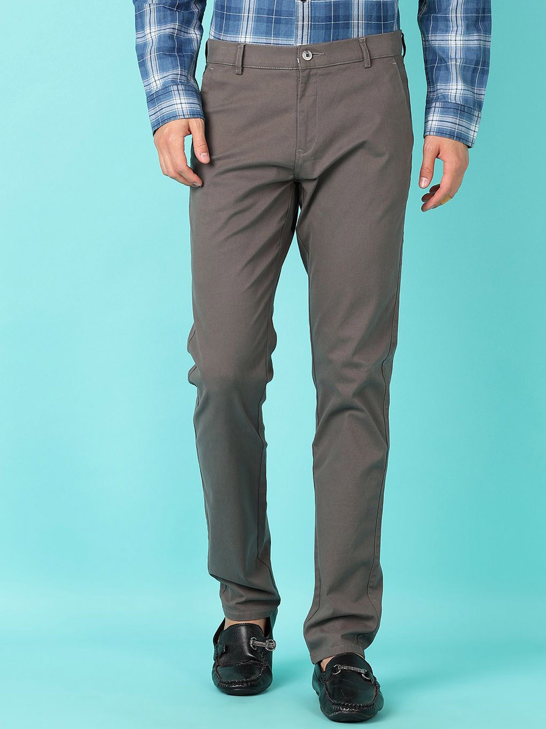 

V-Mart Men Formal Trousers, Grey