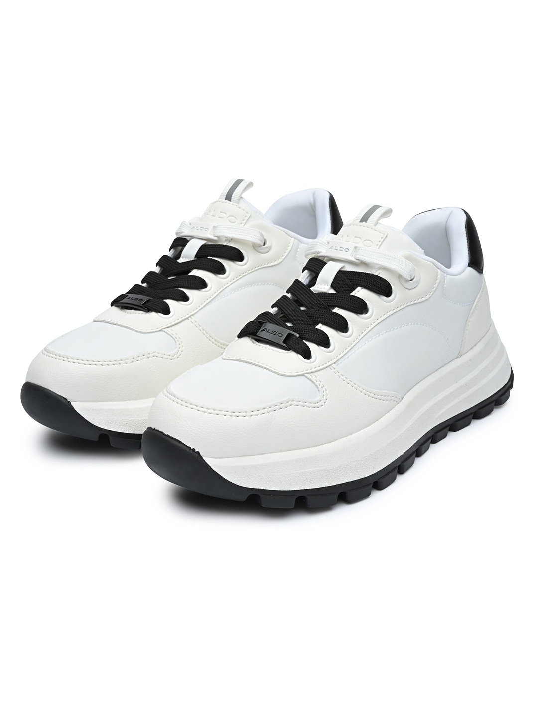 

ALDO Men Colourblocked Lace-Ups Sneakers, White