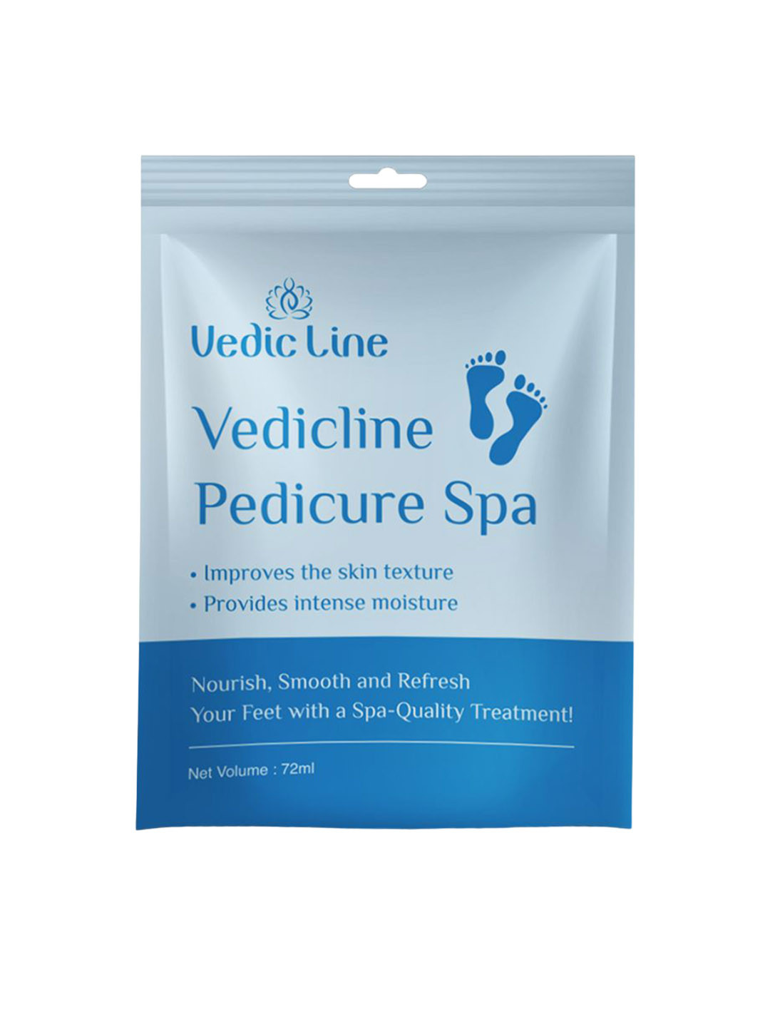 

Vedicline Pedicure Spa Kit Infused With Tea Tree & Neem Oils - 72ml, Blue
