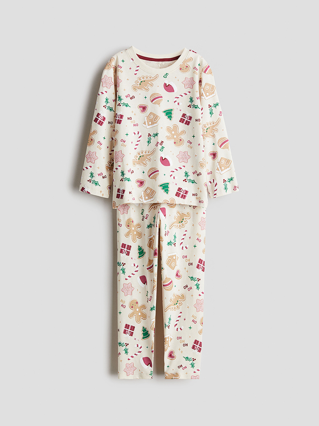 

H&M Boys Printed Cotton Pyjamas, White