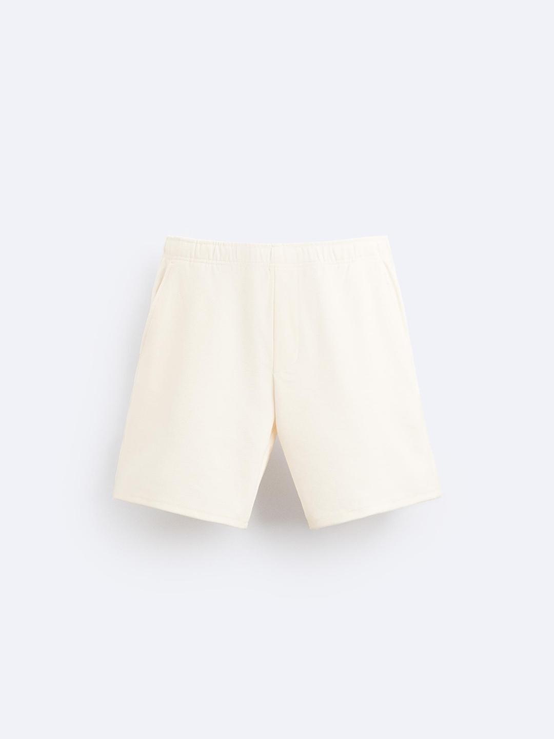 

ZARA Men White Shorts