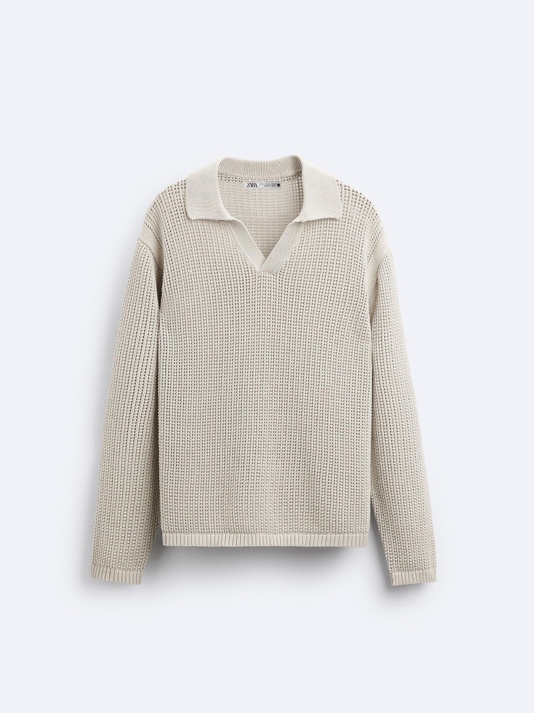 

ZARA Men Beige Sweaters