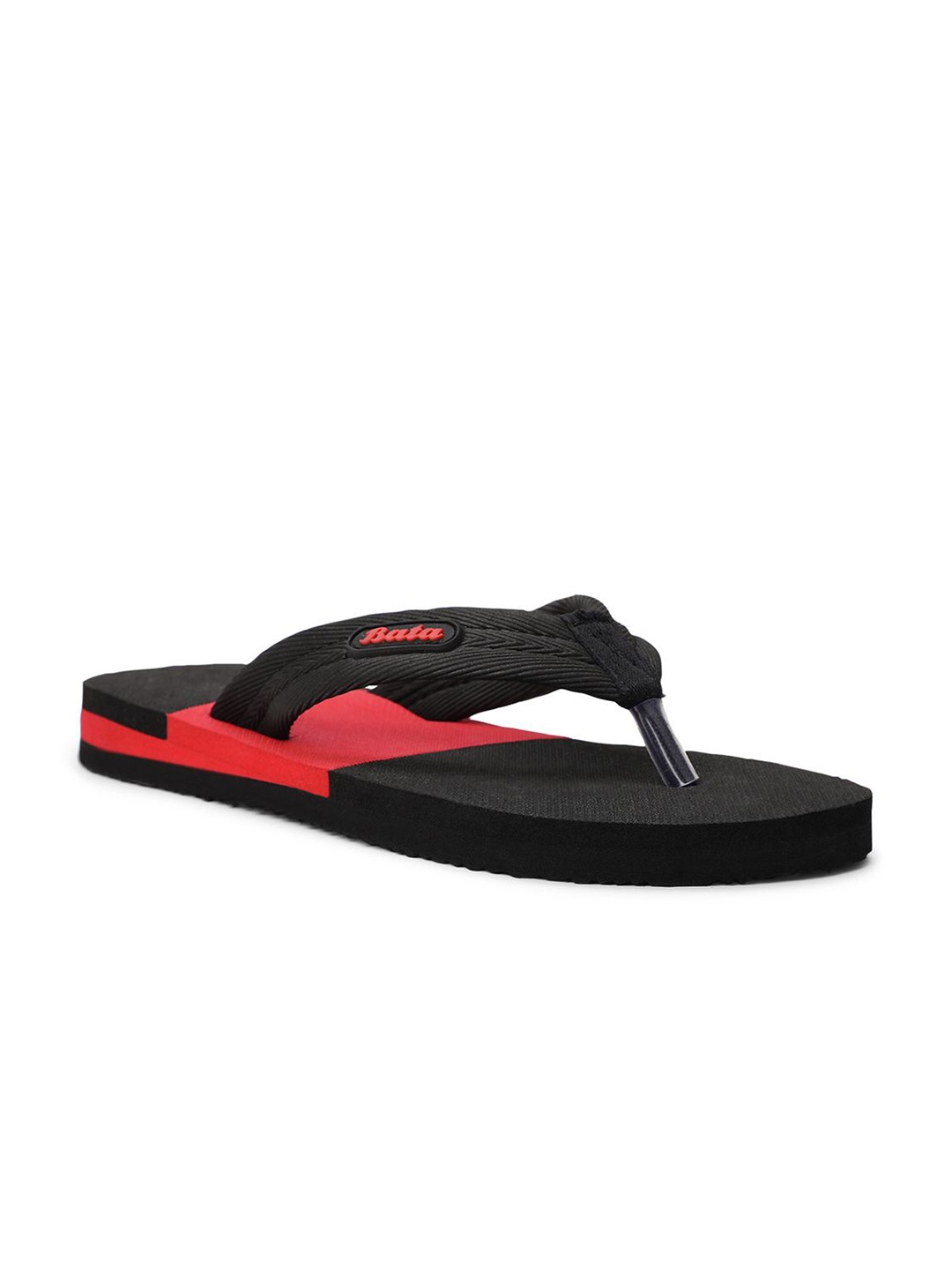 

Bata Men Colourblocked Thong Flip-Flops, Black