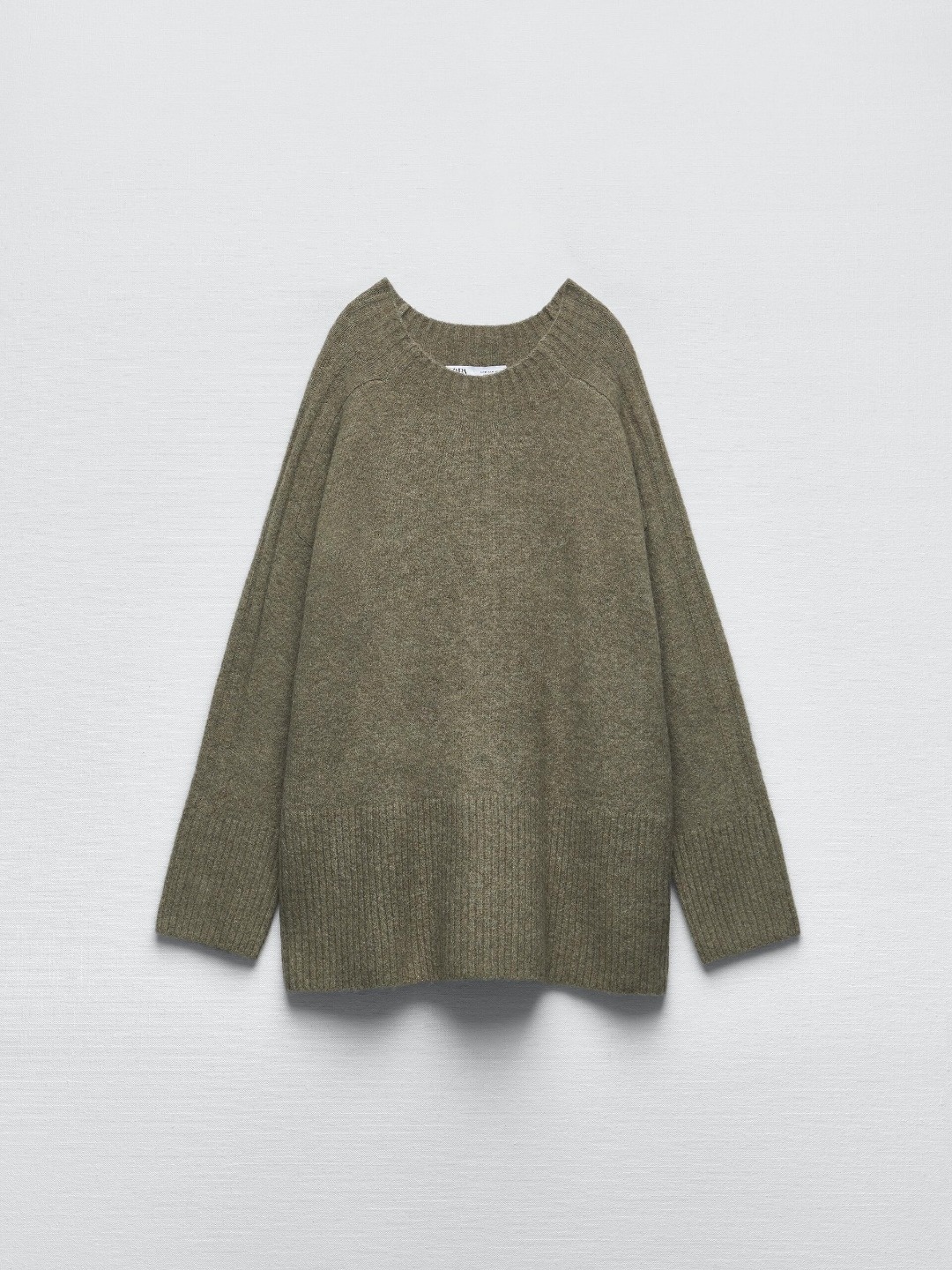 

ZARA Women Khaki Sweaters