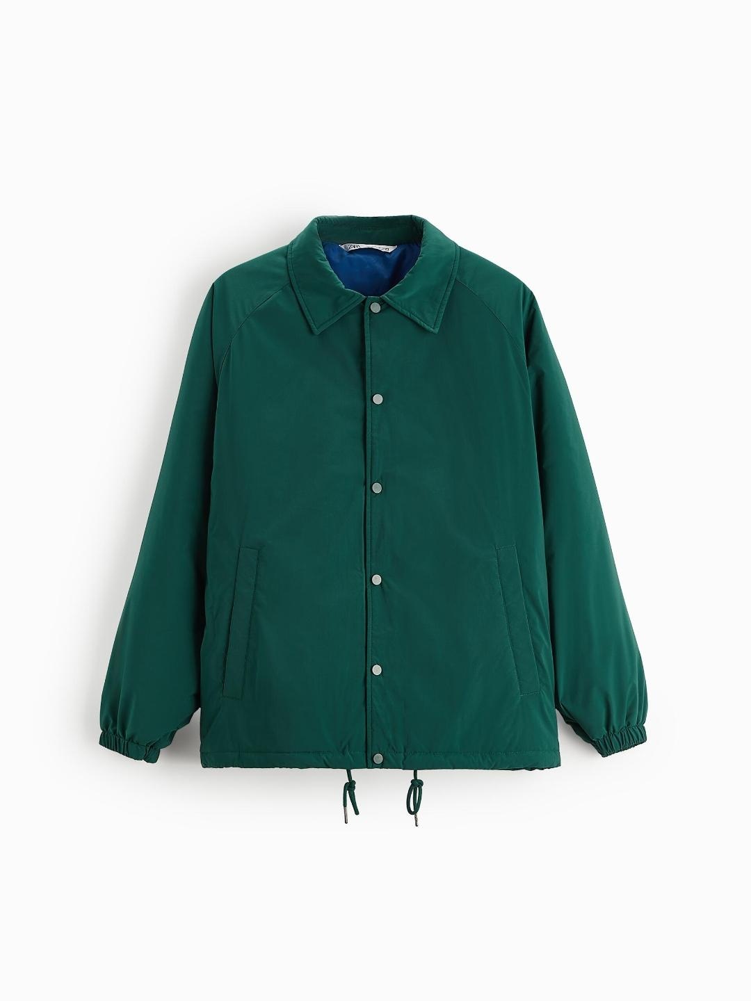 

ZARA Men Green Jackets
