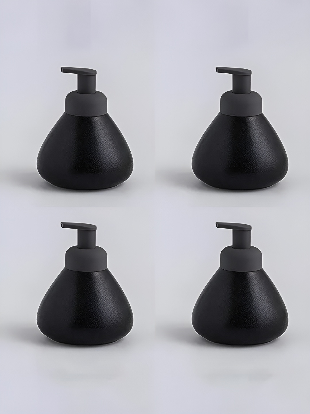 

The Better Home Black 4 Pieces Ceramic Soap Dispenser 360ml