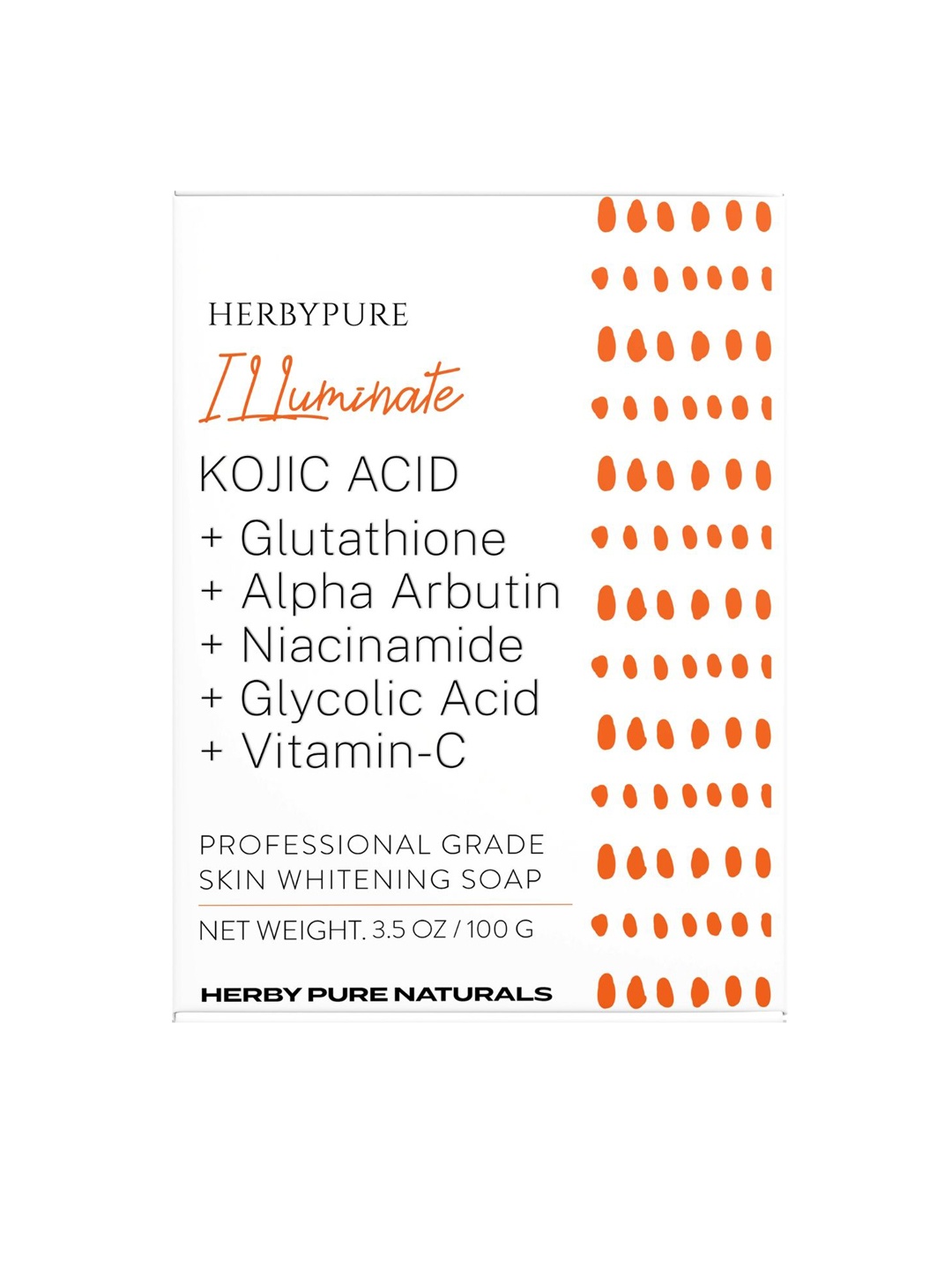 

Herby Pure Kojic Acid & Glutathione Soap- 100 gm, White