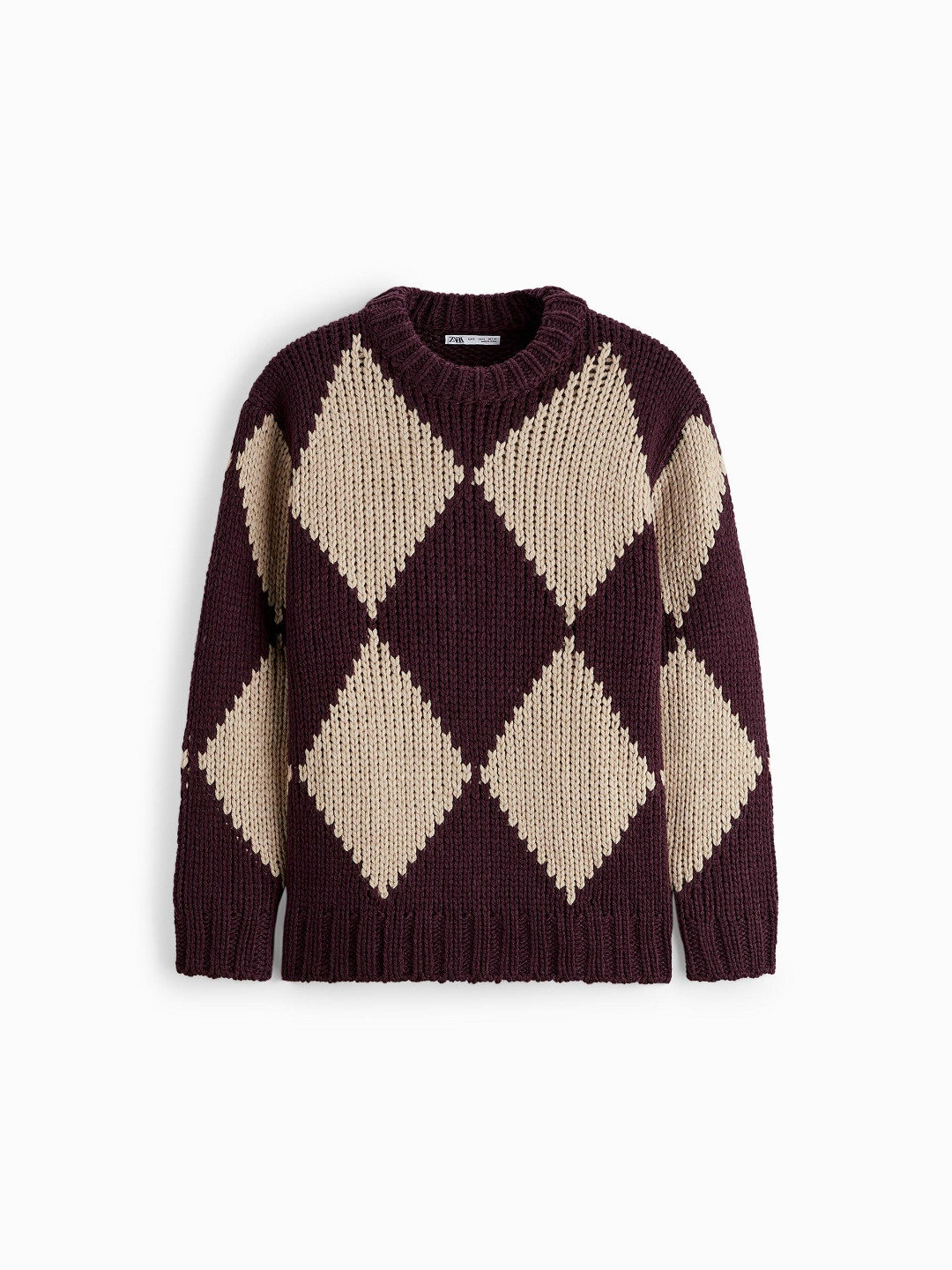 

ZARA Men Purple Sweaters
