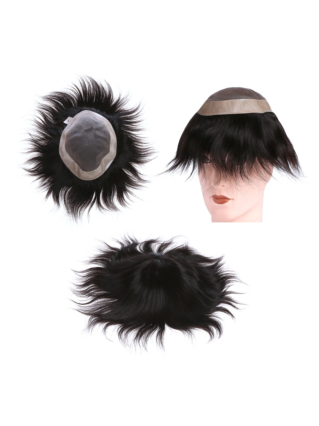 

D-Divine Tape-In Straight Scalp Topper Hair Extension - Black