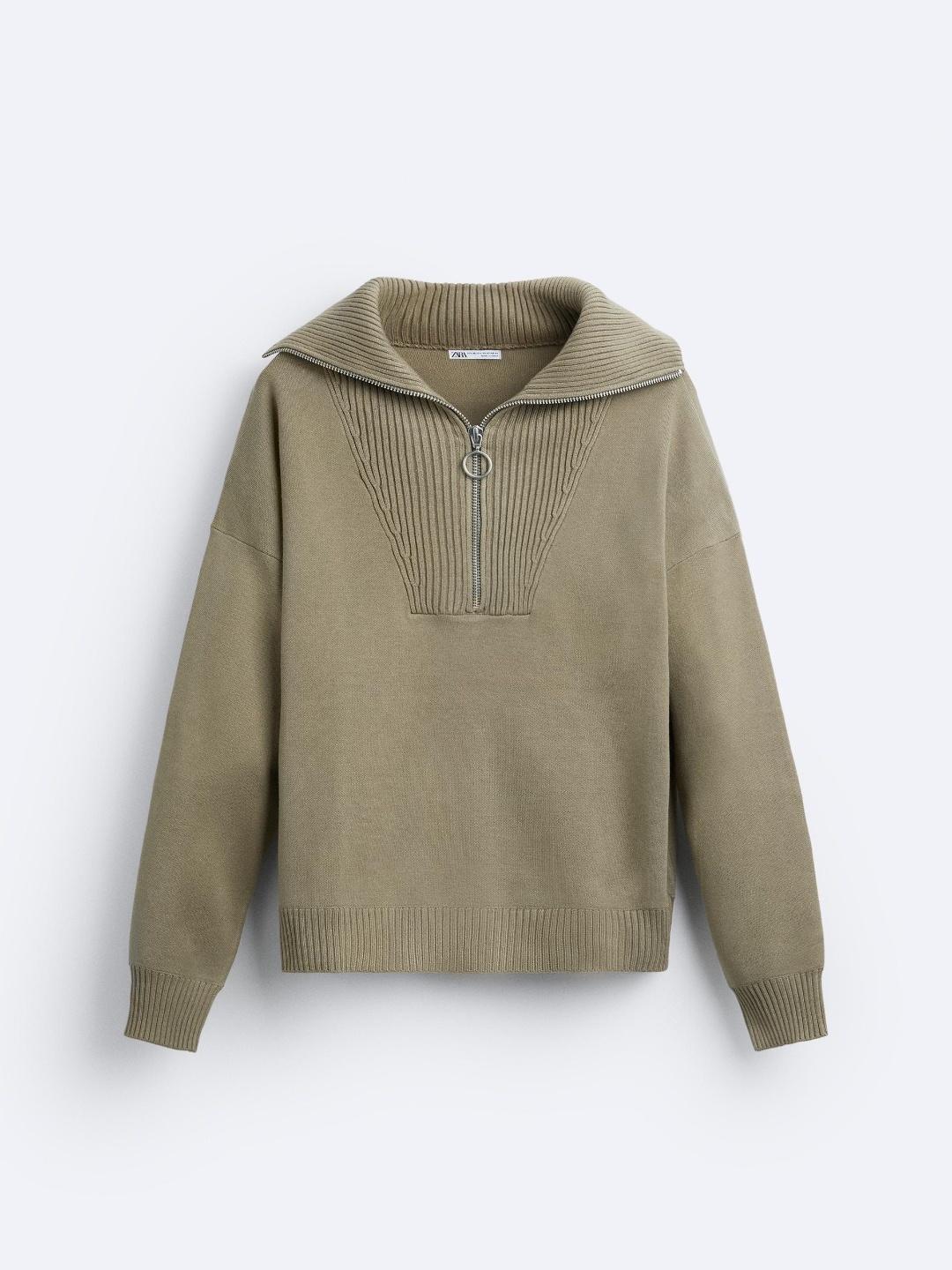 

ZARA Men Beige Sweaters