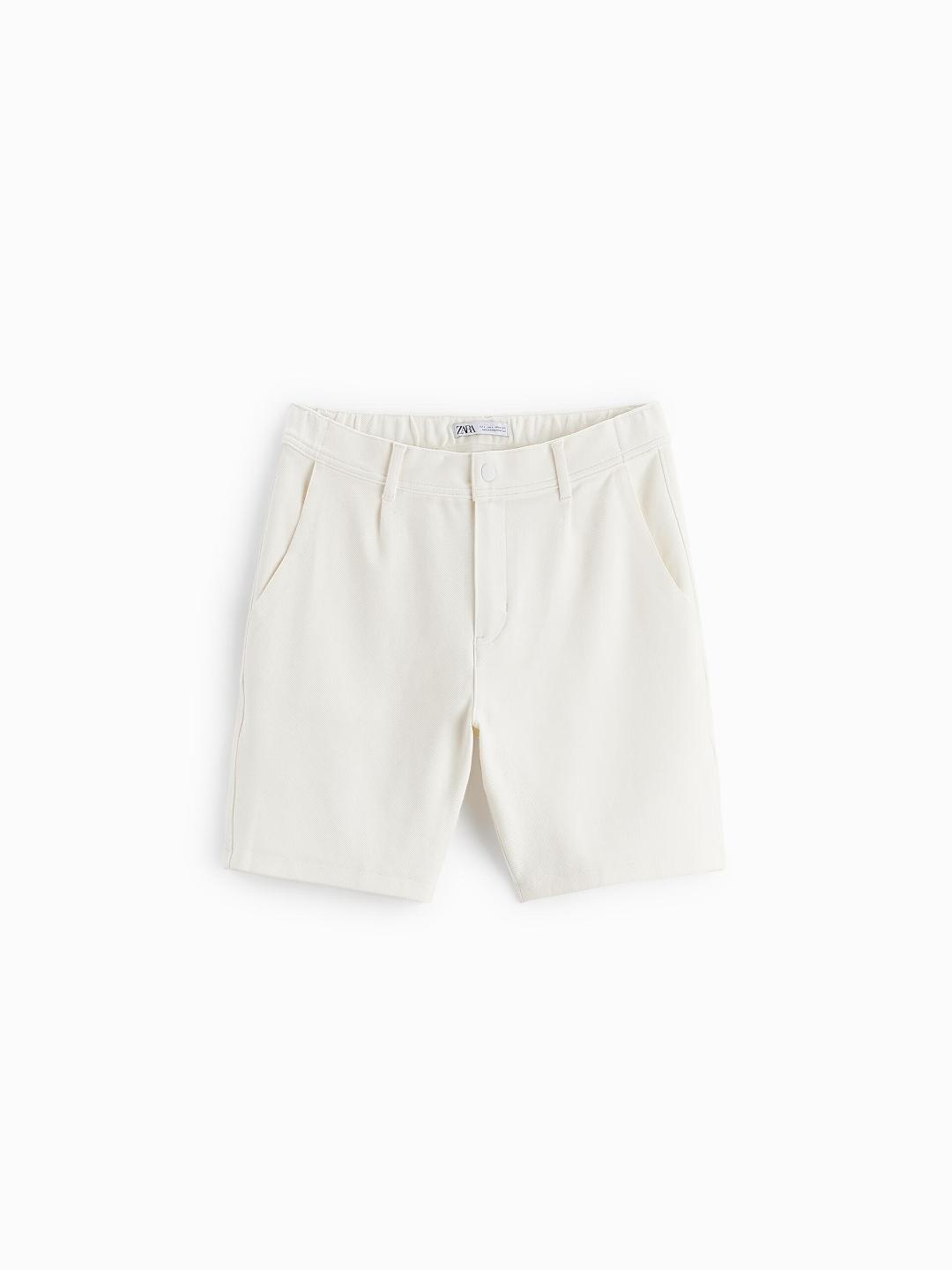 

ZARA Men White Shorts