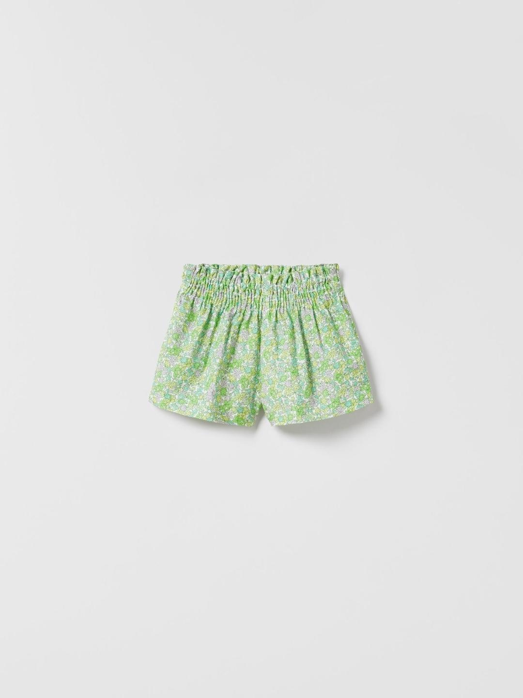 

ZARA Kids-Unisex Green Shorts