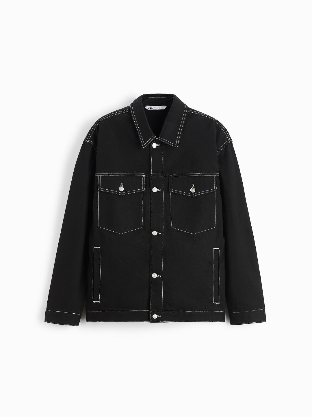 

ZARA Men Black Jackets