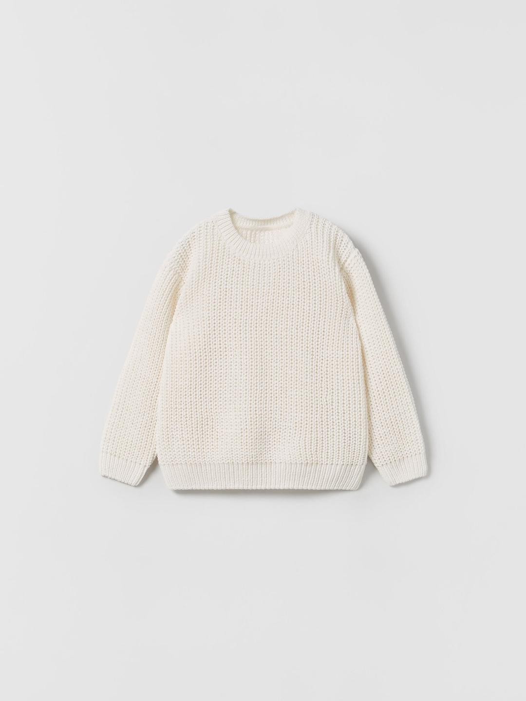 

ZARA Kids-Unisex Beige Sweaters
