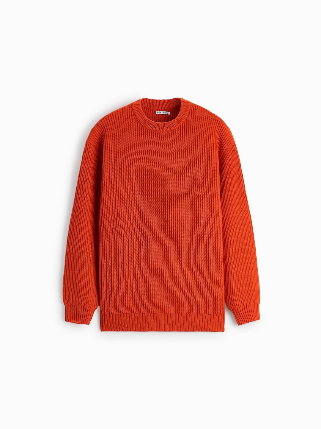 

ZARA Men Orange Sweaters