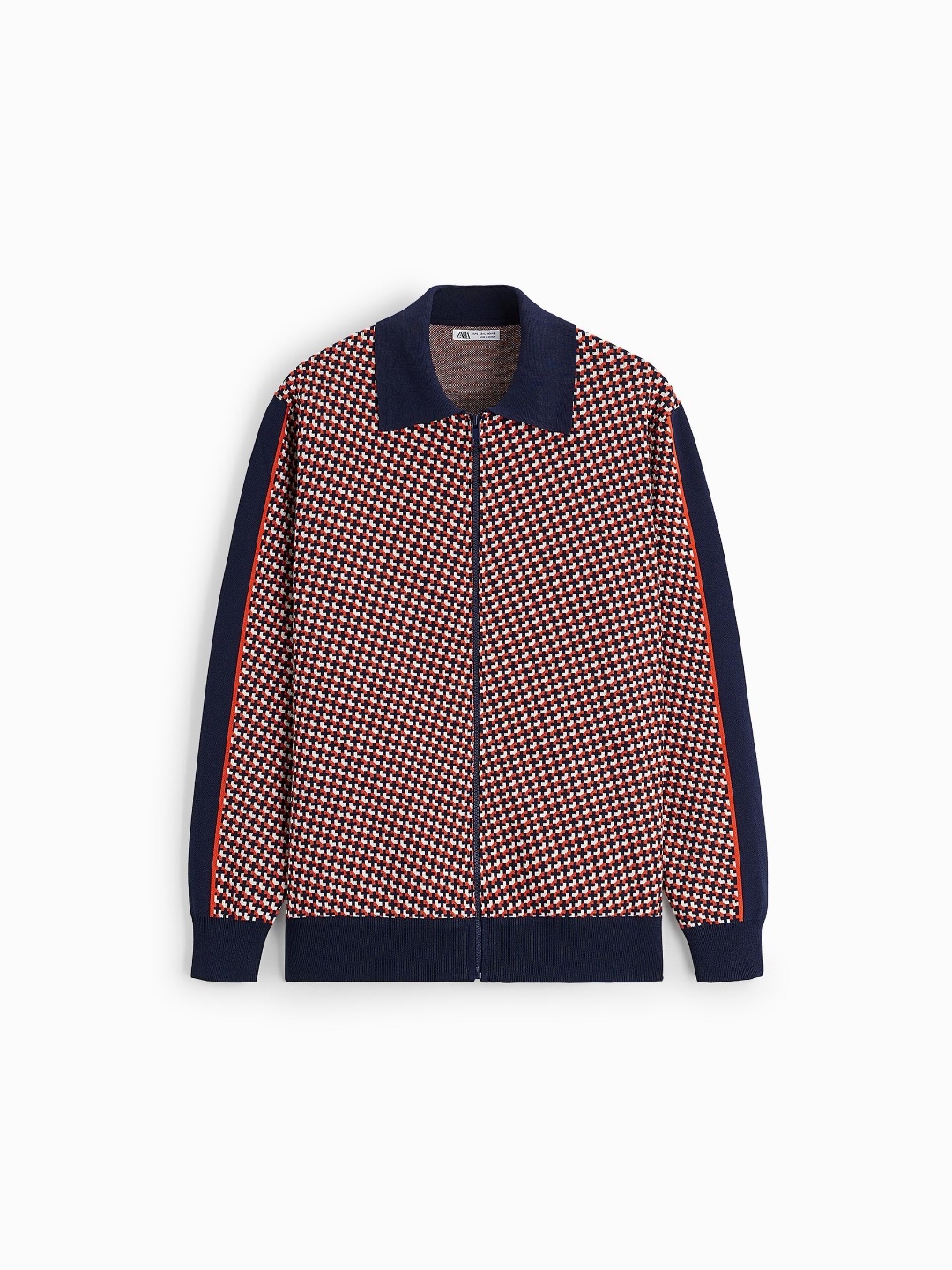 

ZARA Men Navy Blue Sweaters