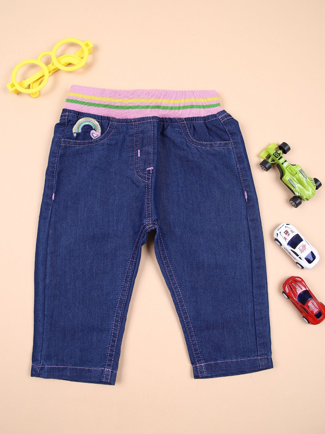 

V-Mart Kids Stretchable Jeans, Blue