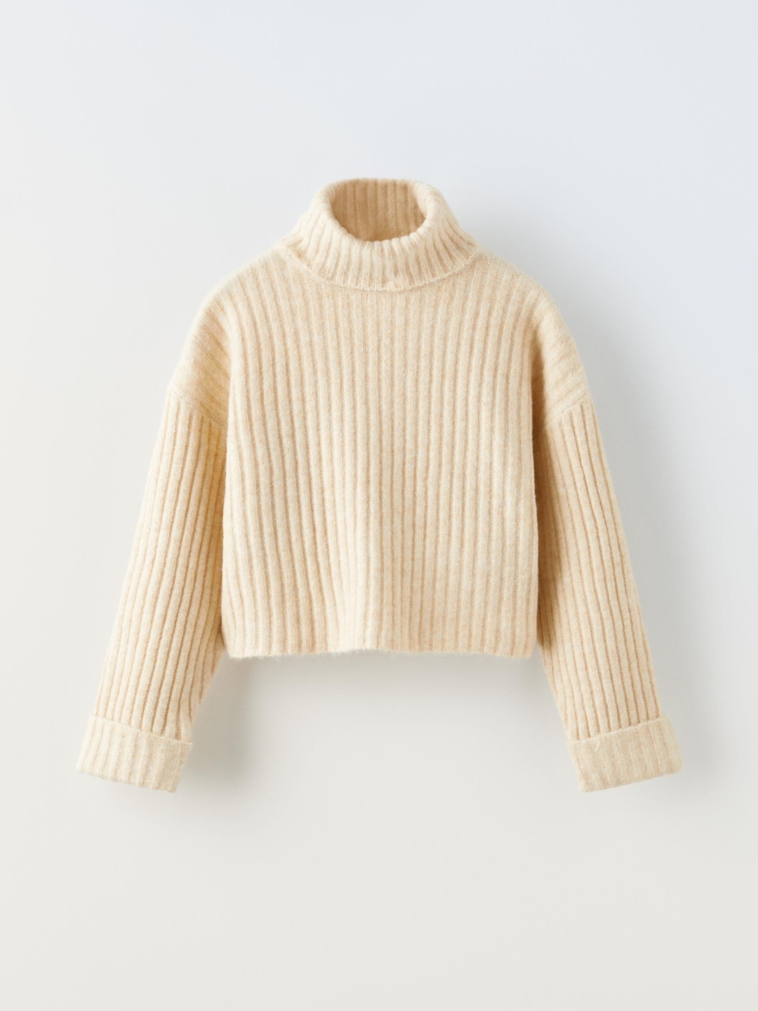 

ZARA Girls Beige Sweaters