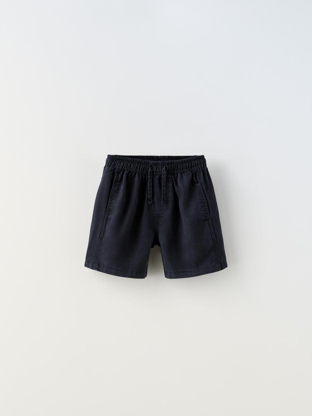 

ZARA Kids-Unisex Navy Blue Shorts