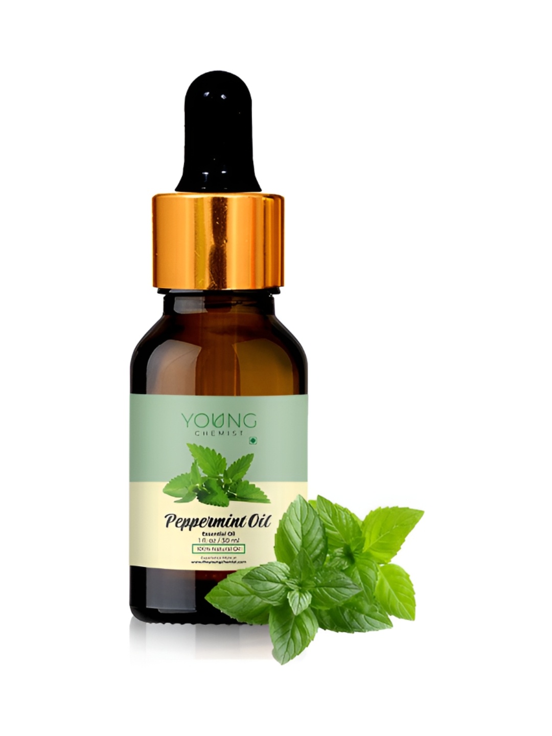 

YOUNG CHEMIST Peppermint Essential Oil For Hair & Skin - 30 ml, Brown