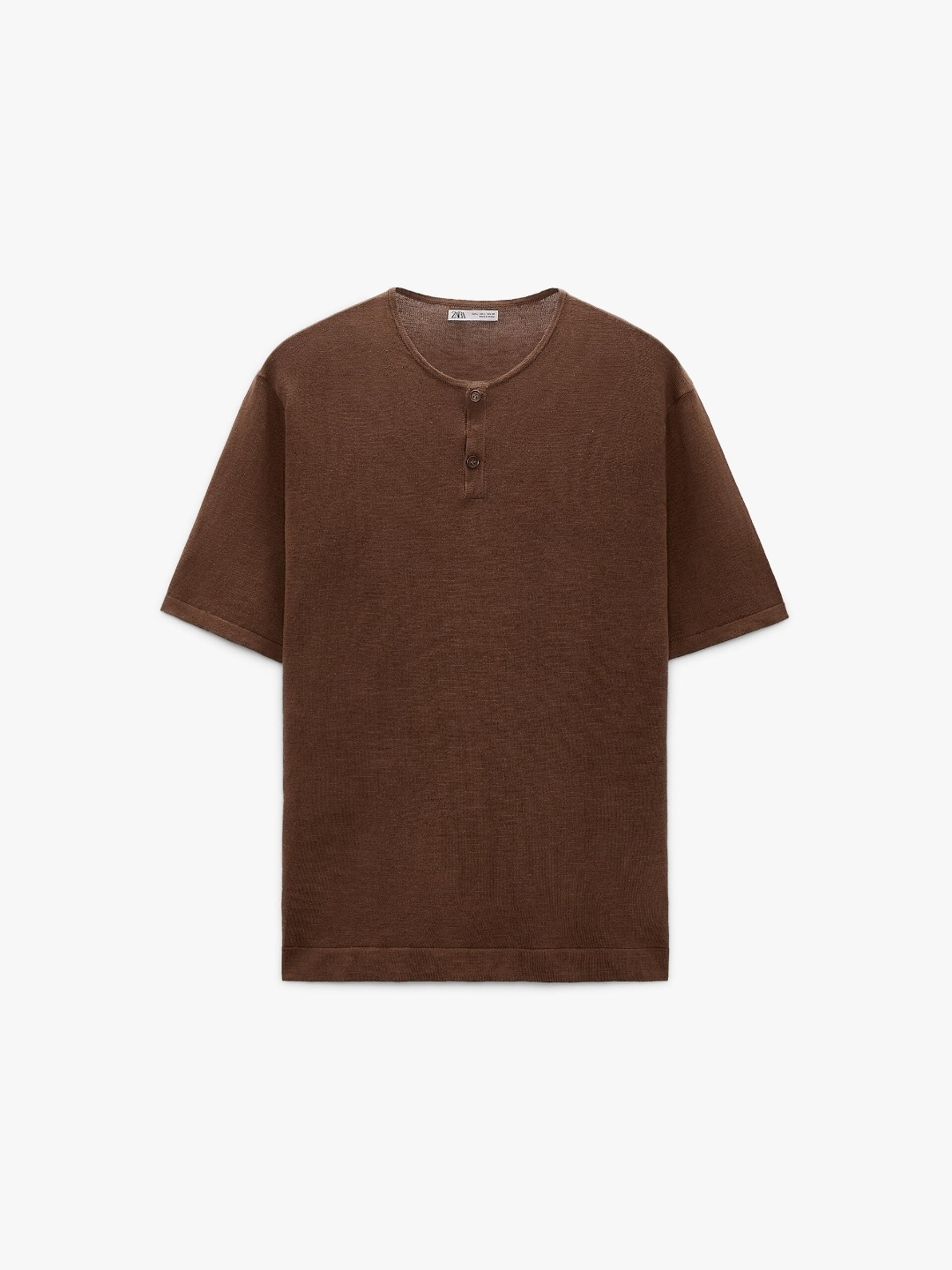 

ZARA Men Brown Sweaters