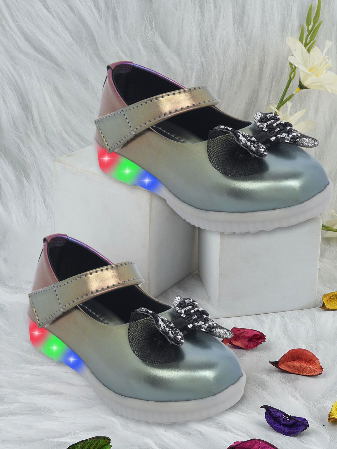 

BAESD Girls Party Ballerinas Flats, Black
