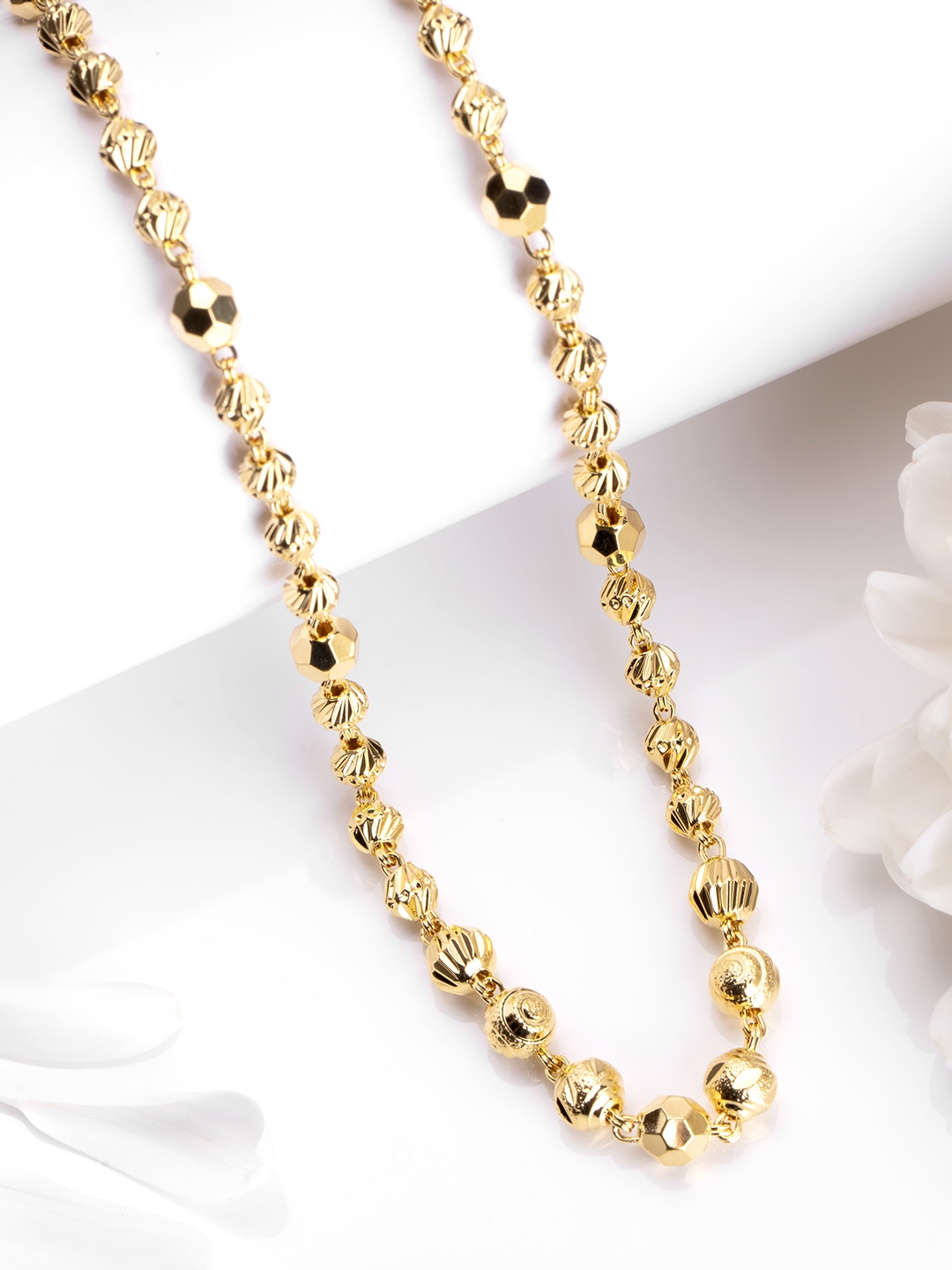

Zavya Sterling Silver Gold-Plated Necklace