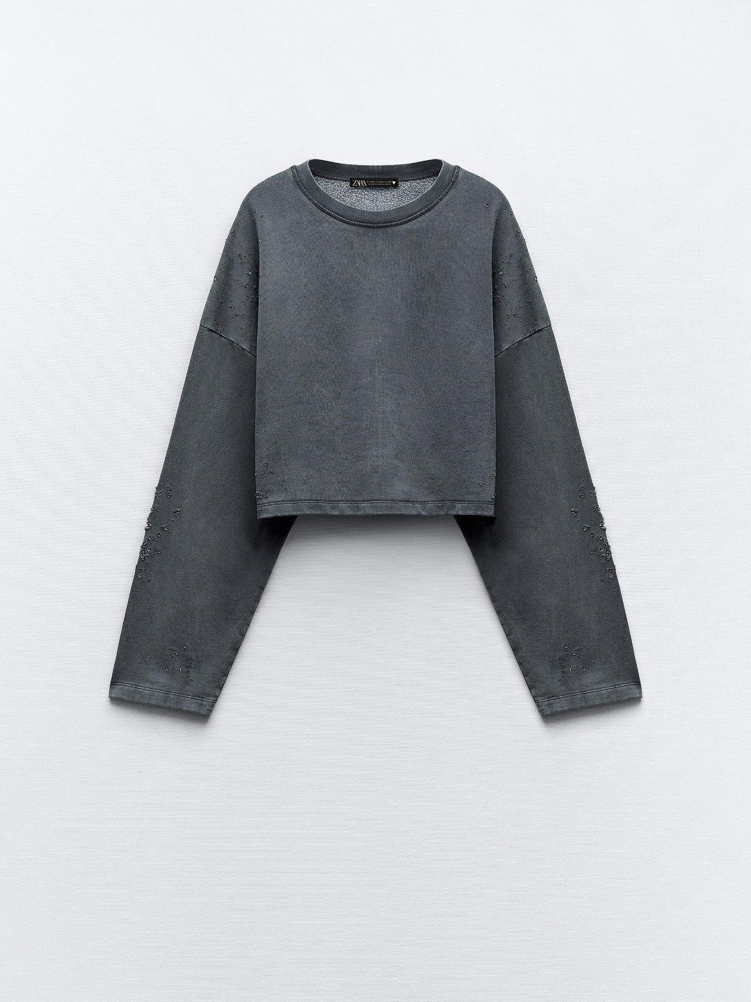 

ZARA Women Grey Sweatshirts