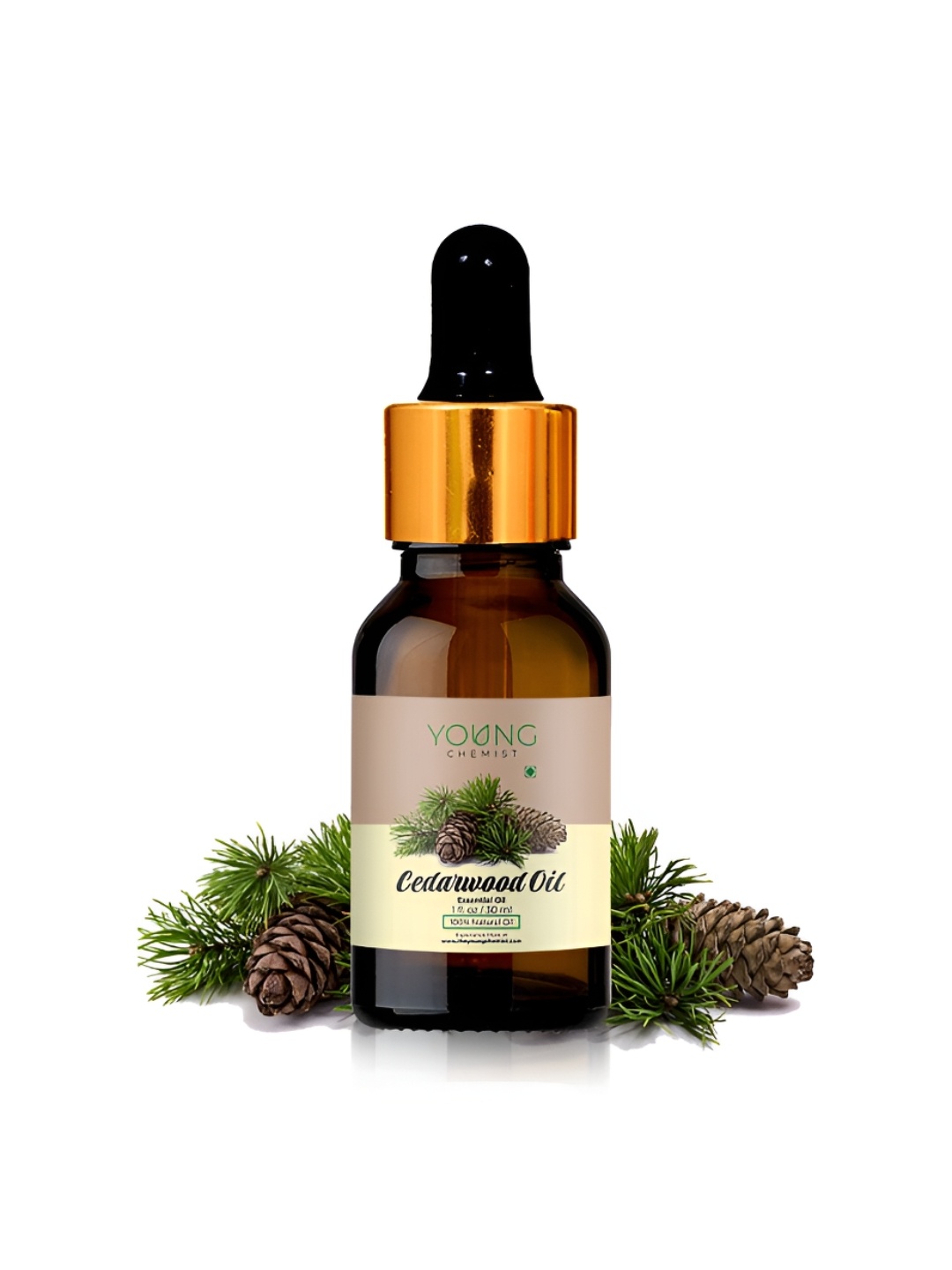 

YOUNG CHEMIST Cedarwood Essential Oil For Hair & Skin - 30 ml, Brown