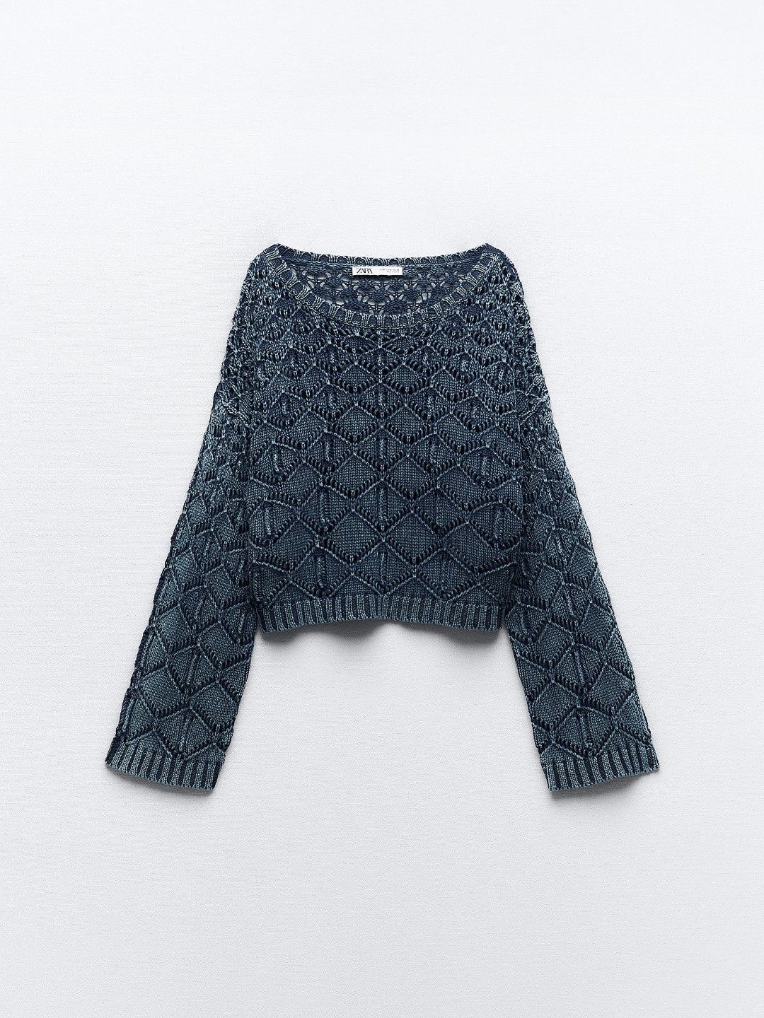 

ZARA Women Navy Blue Sweaters