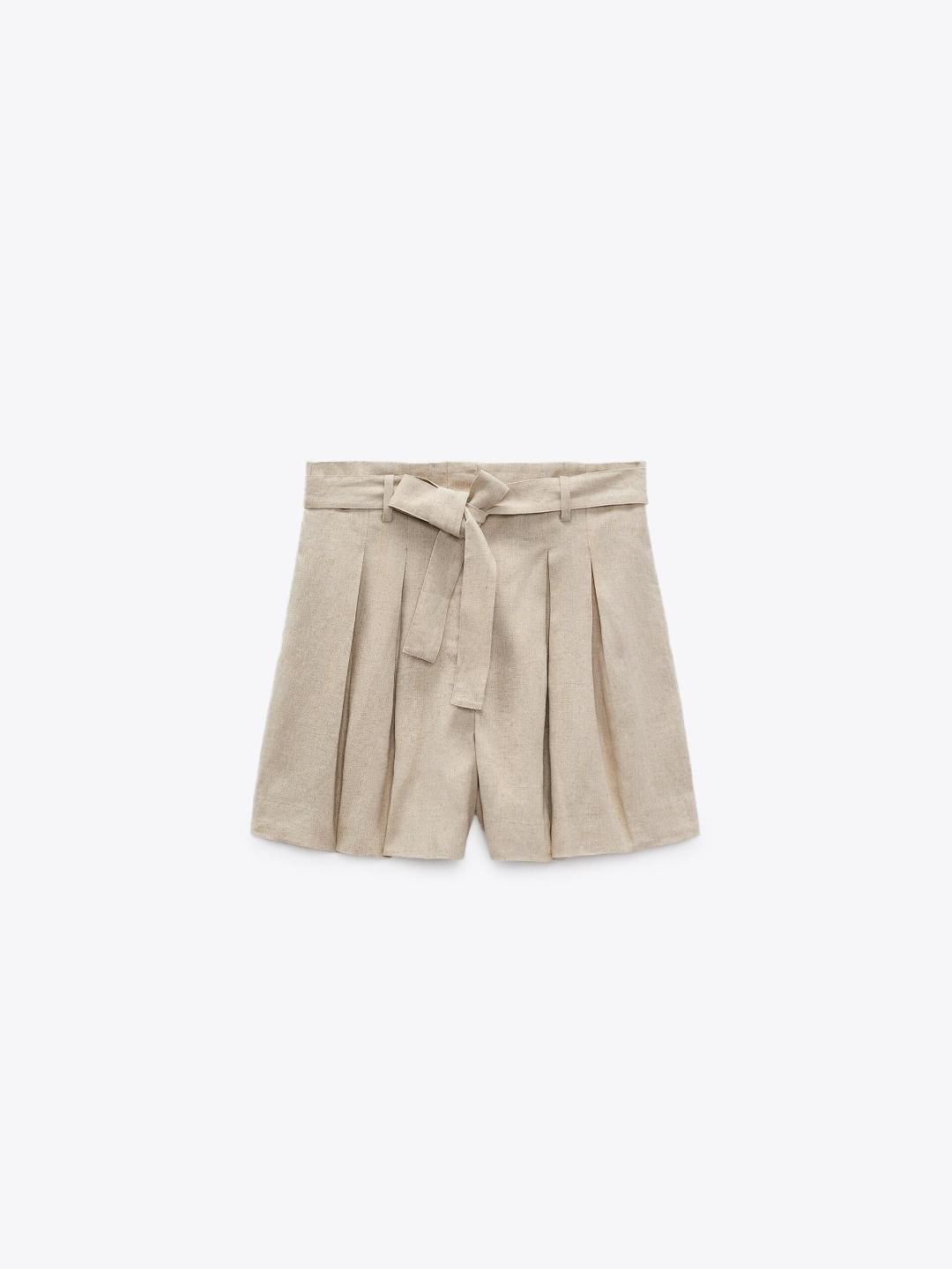 

ZARA Women Beige Shorts