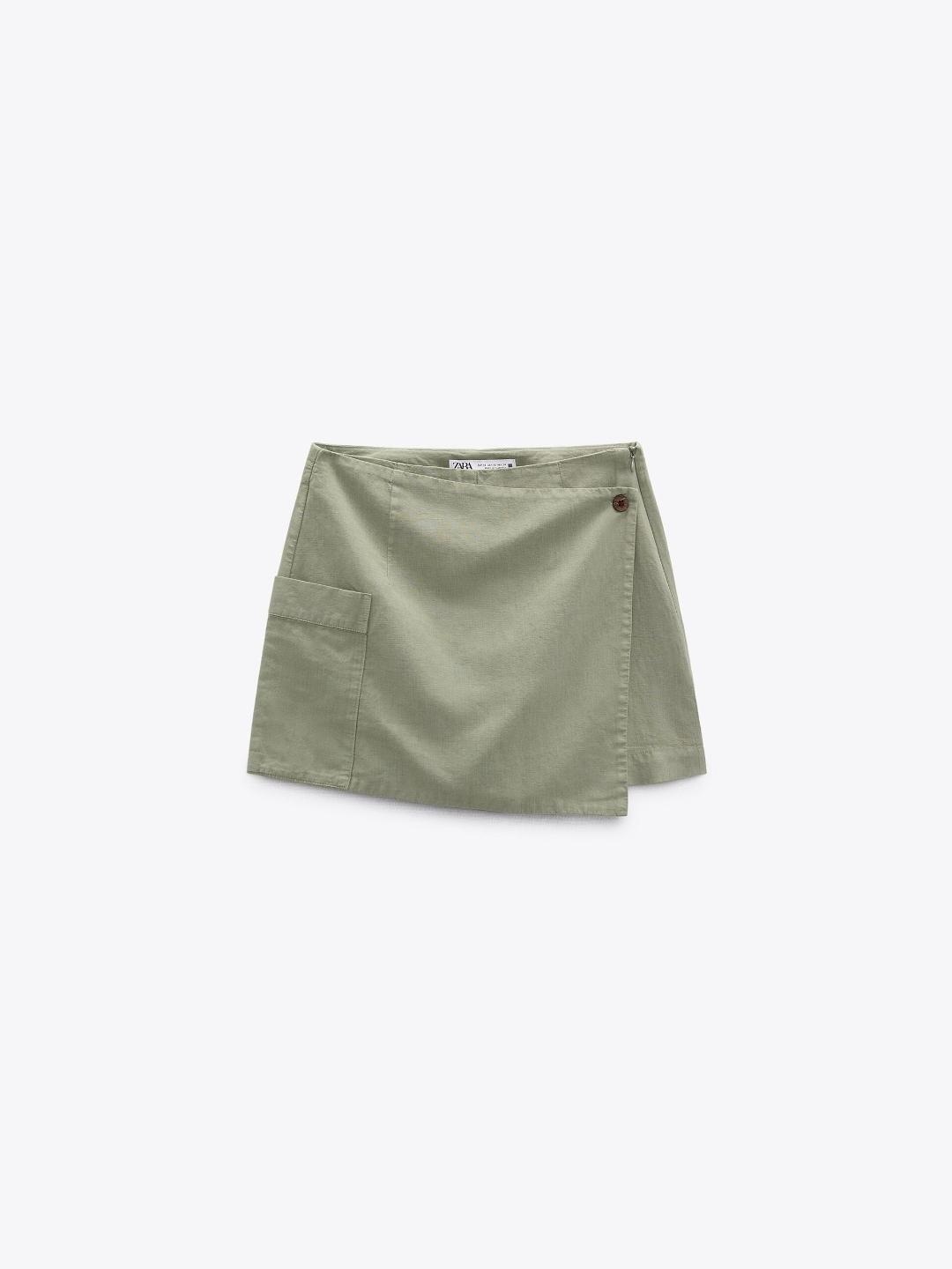 

ZARA Women Khaki Shorts