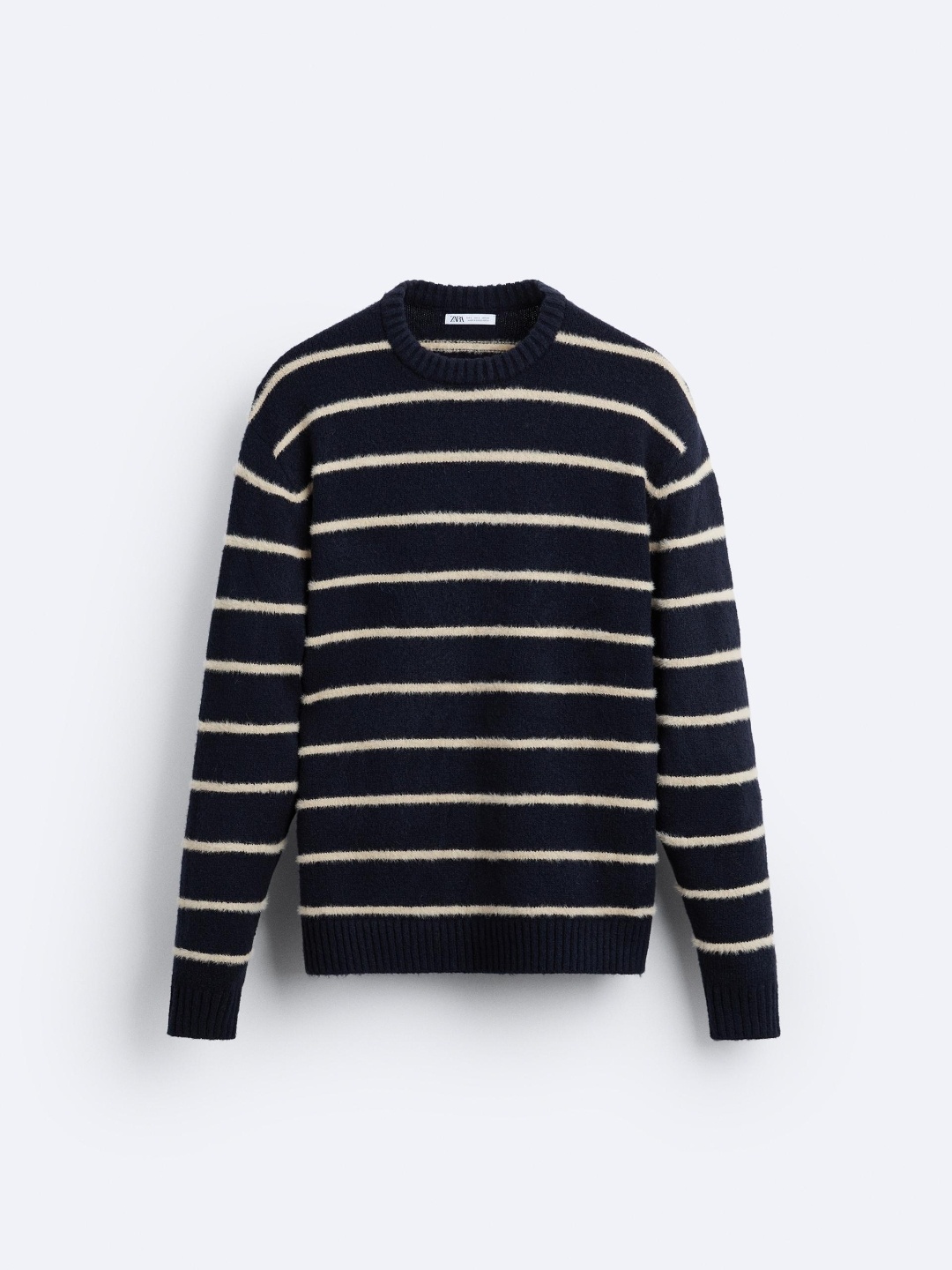 

ZARA Men Navy Blue Sweaters
