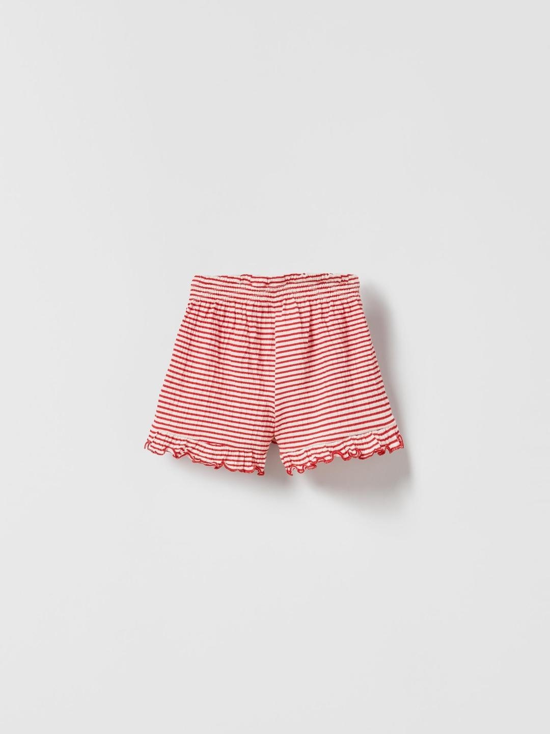 

ZARA Kids-Unisex Red Shorts