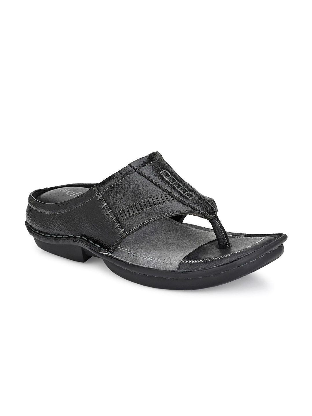 

SOFTIO Men Slip-On Comfort Sandals, Black