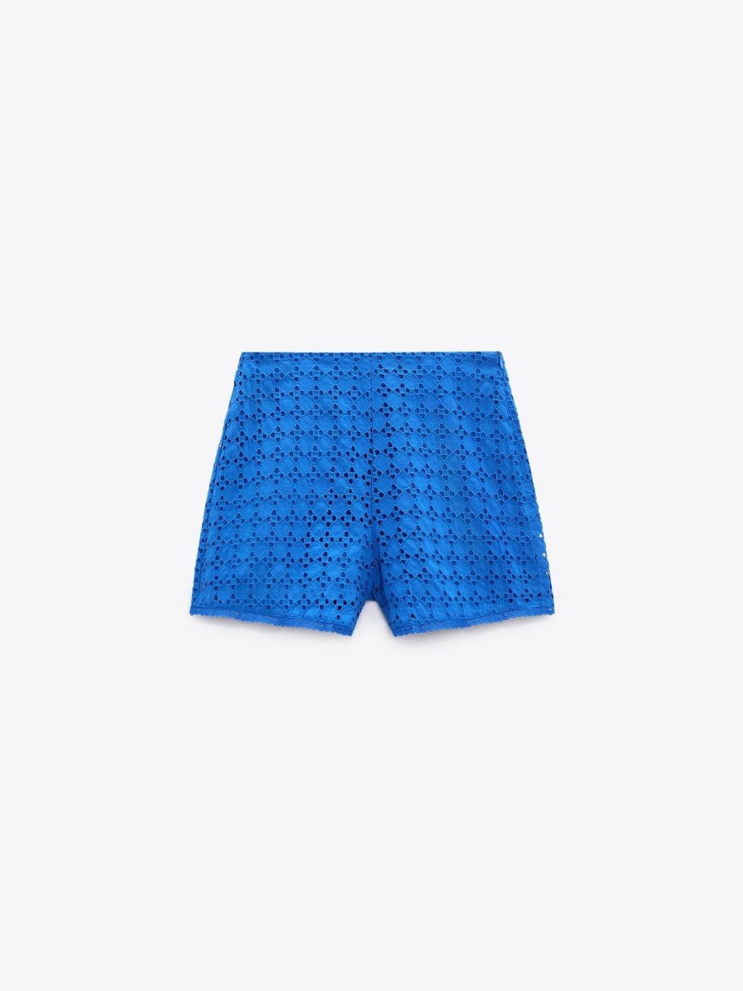 

ZARA Women Blue Shorts