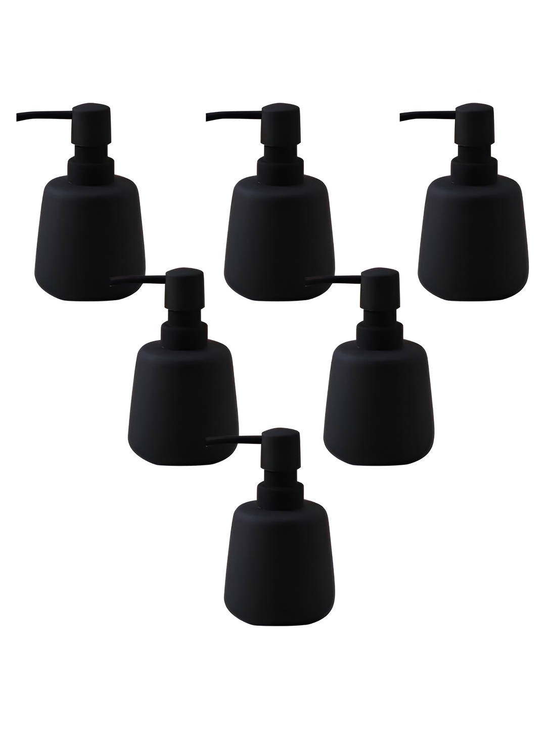 

The Better Home Black 6 Pieces Ceramic Matte Soap Dispensers 260 ml