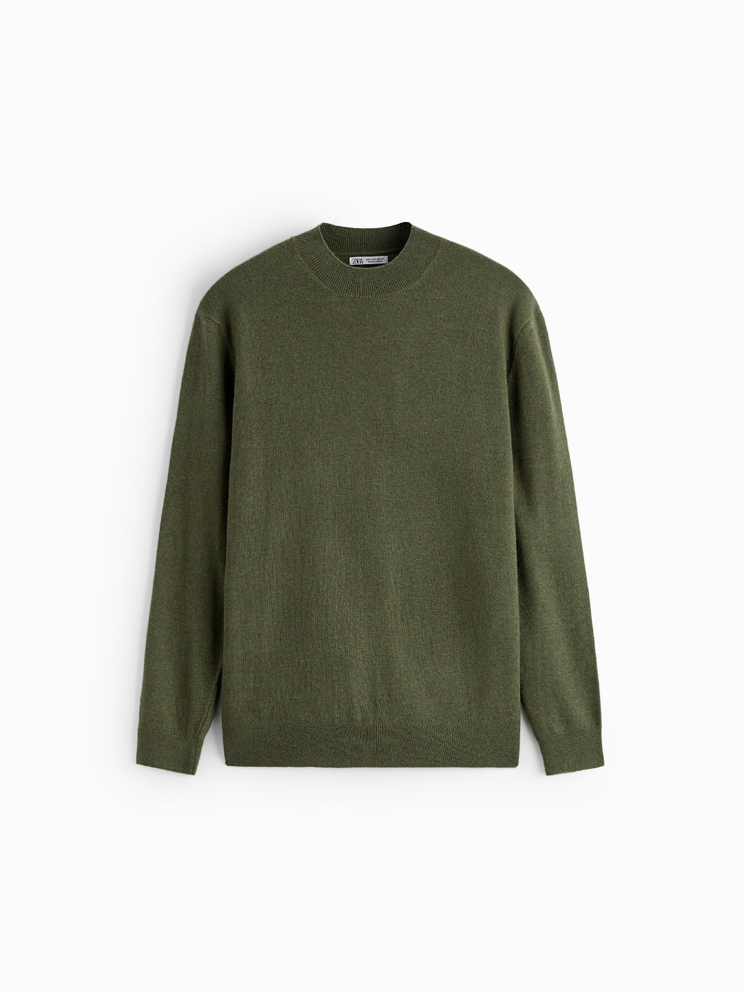 

ZARA Men Khaki Sweaters