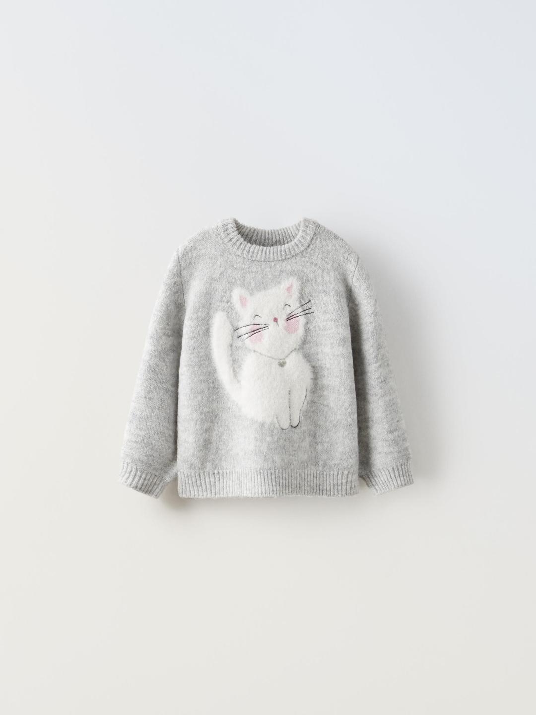 

ZARA Kids-Unisex Grey Sweaters
