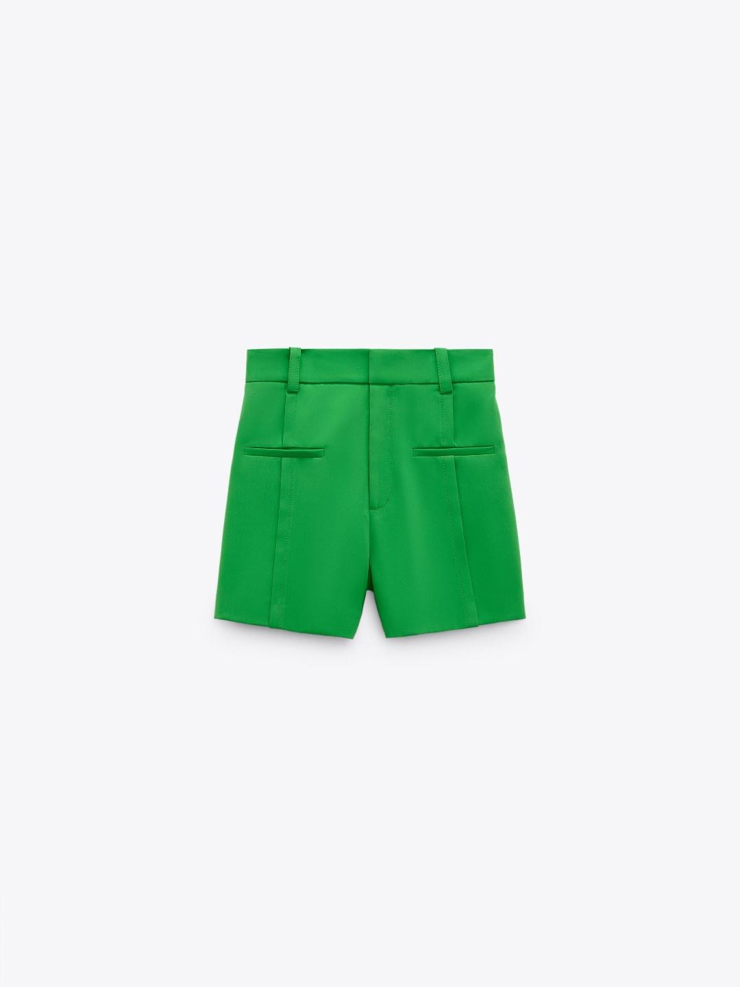 

ZARA Women Green Shorts