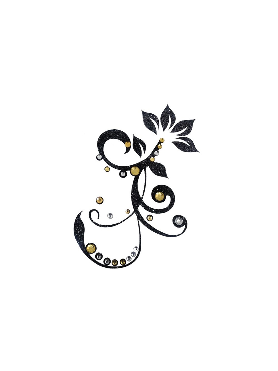 

Comet Busters Body Jewel Temporary Tattoo, Black