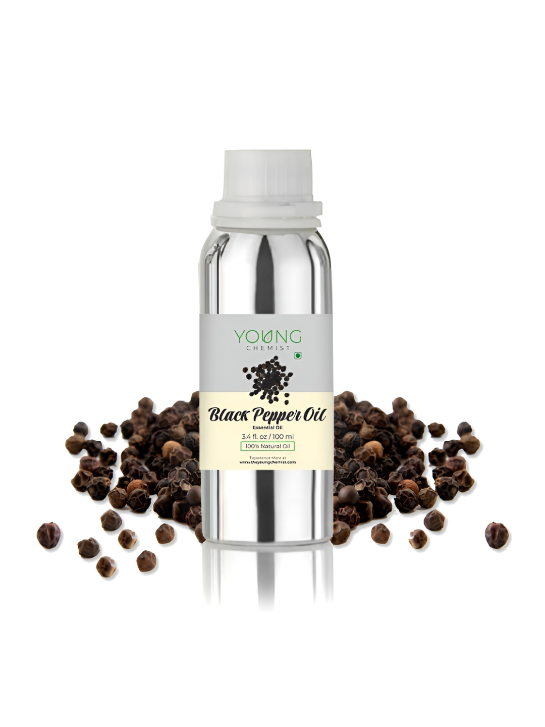 

YOUNG CHEMIST Black pepper Essential Oil - 100 ml, Brown