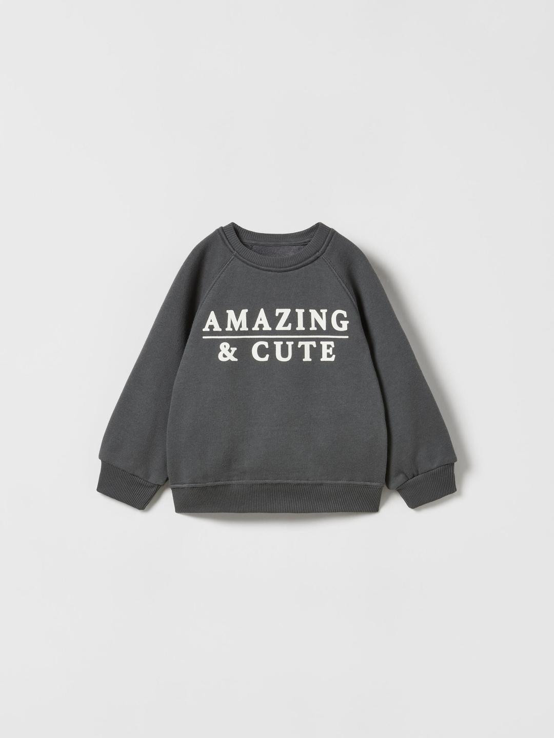 

ZARA Kids-Unisex Grey Sweaters