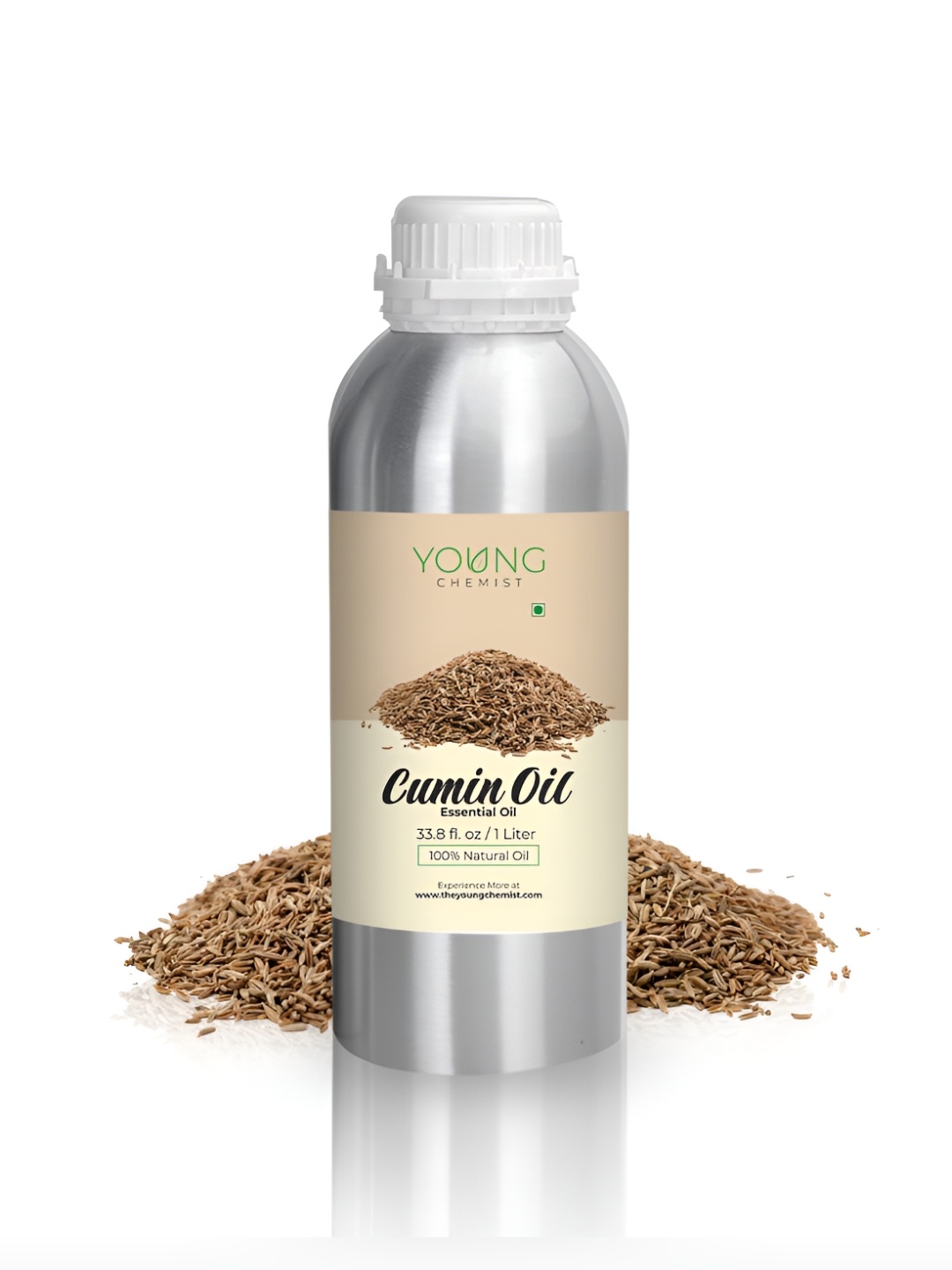 

YOUNG CHEMIST Cumin Essential Oil For Skin & Hair - 1 Litre, Brown