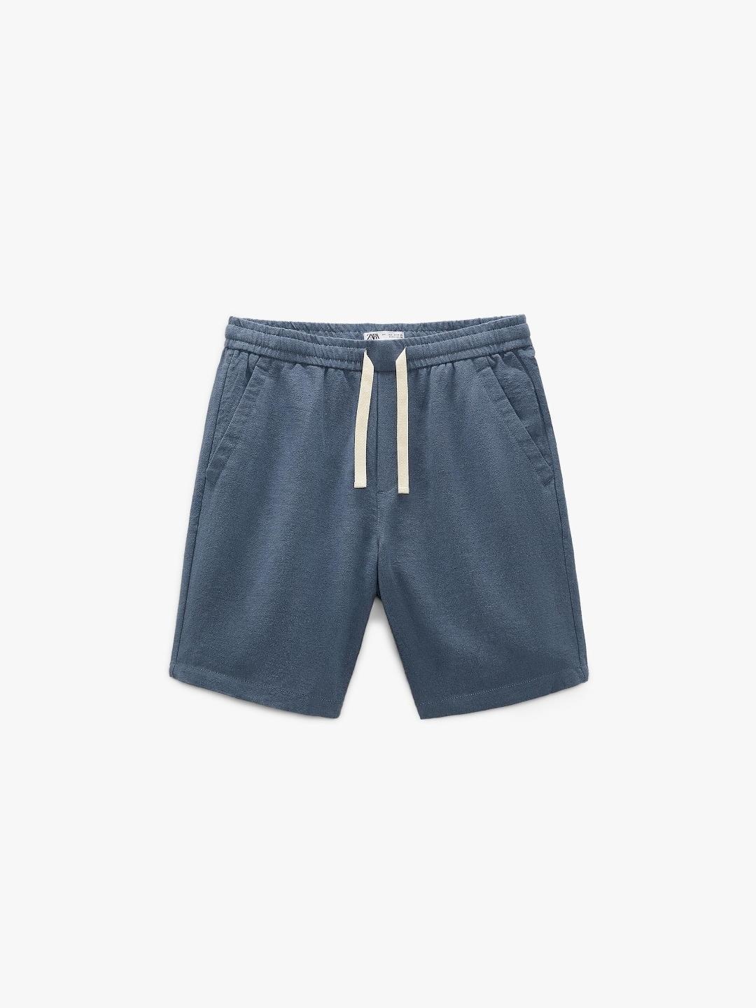 

ZARA Men Blue Shorts