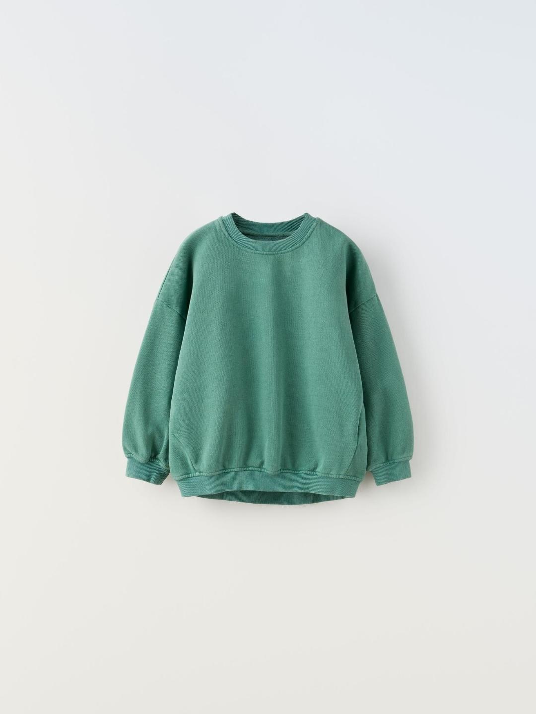 

ZARA Kids-Unisex Green Sweaters