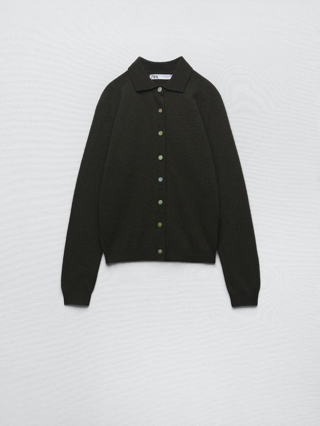 

ZARA Women Khaki Sweaters