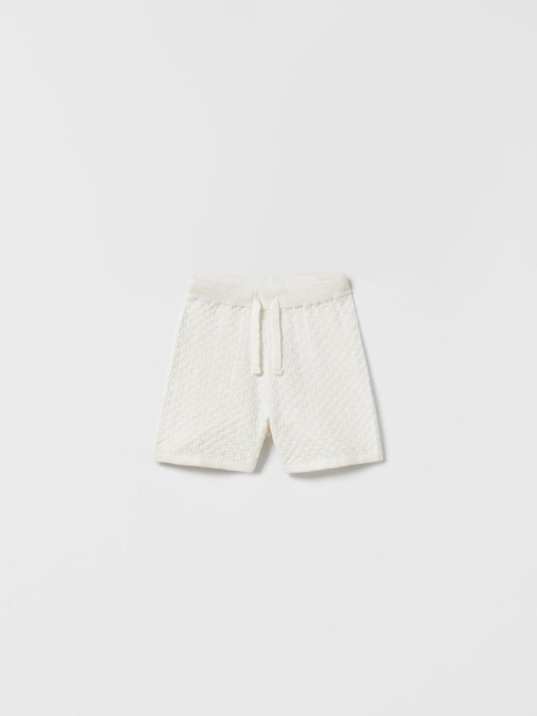 

ZARA Kids-Unisex Beige Shorts